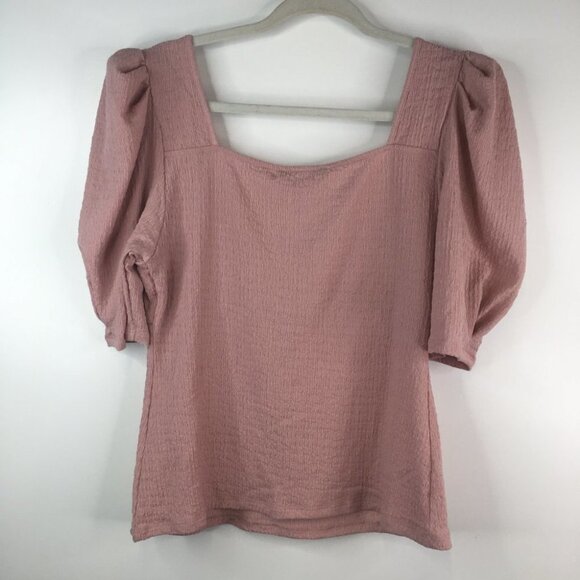 ANDREW MARC NEW YORK Top Pink  M NWT - Picture 6 of 6